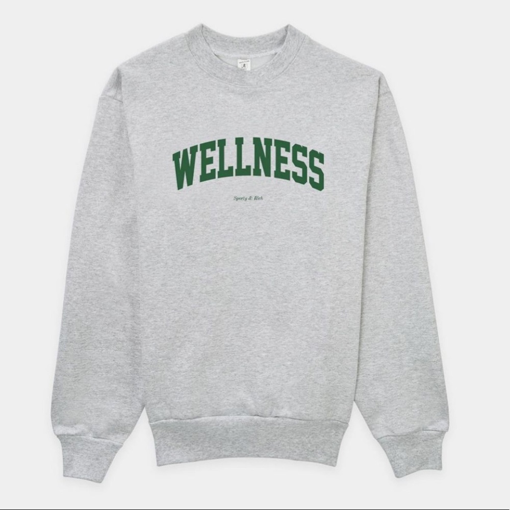 Sporty and Rich Wellness Sweatshirt Crewneck Small
